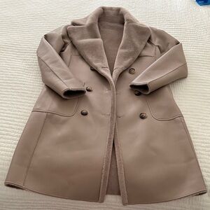 Love Token Reversable Elegant Tan Women's Coat